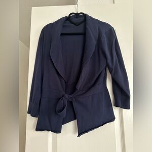 White House Black Market Navy Cardigan
